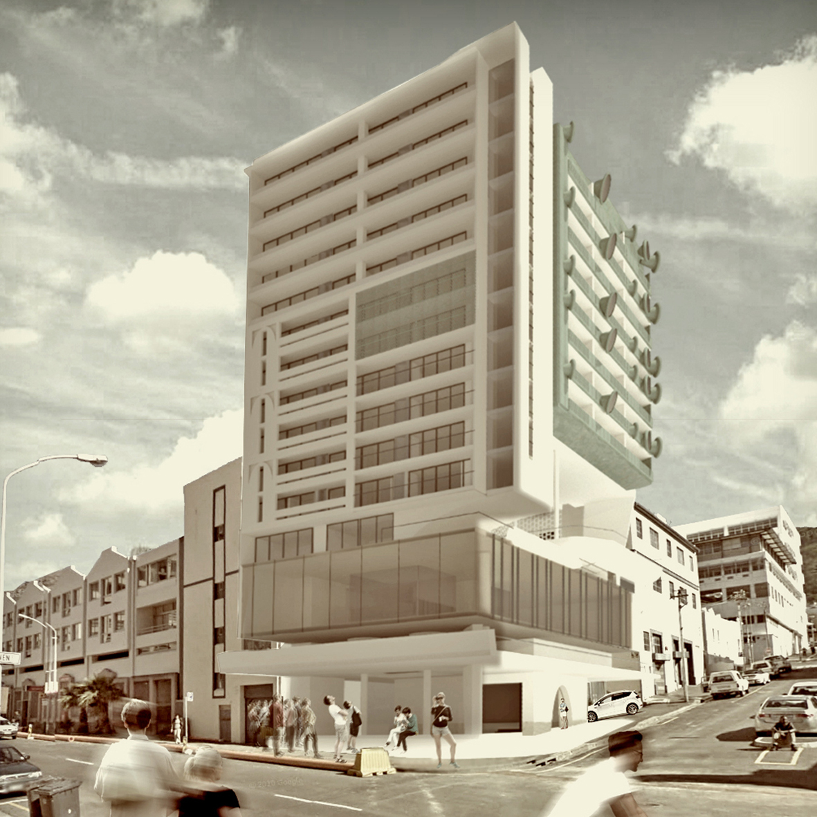 Cape Town Hotel Skizze